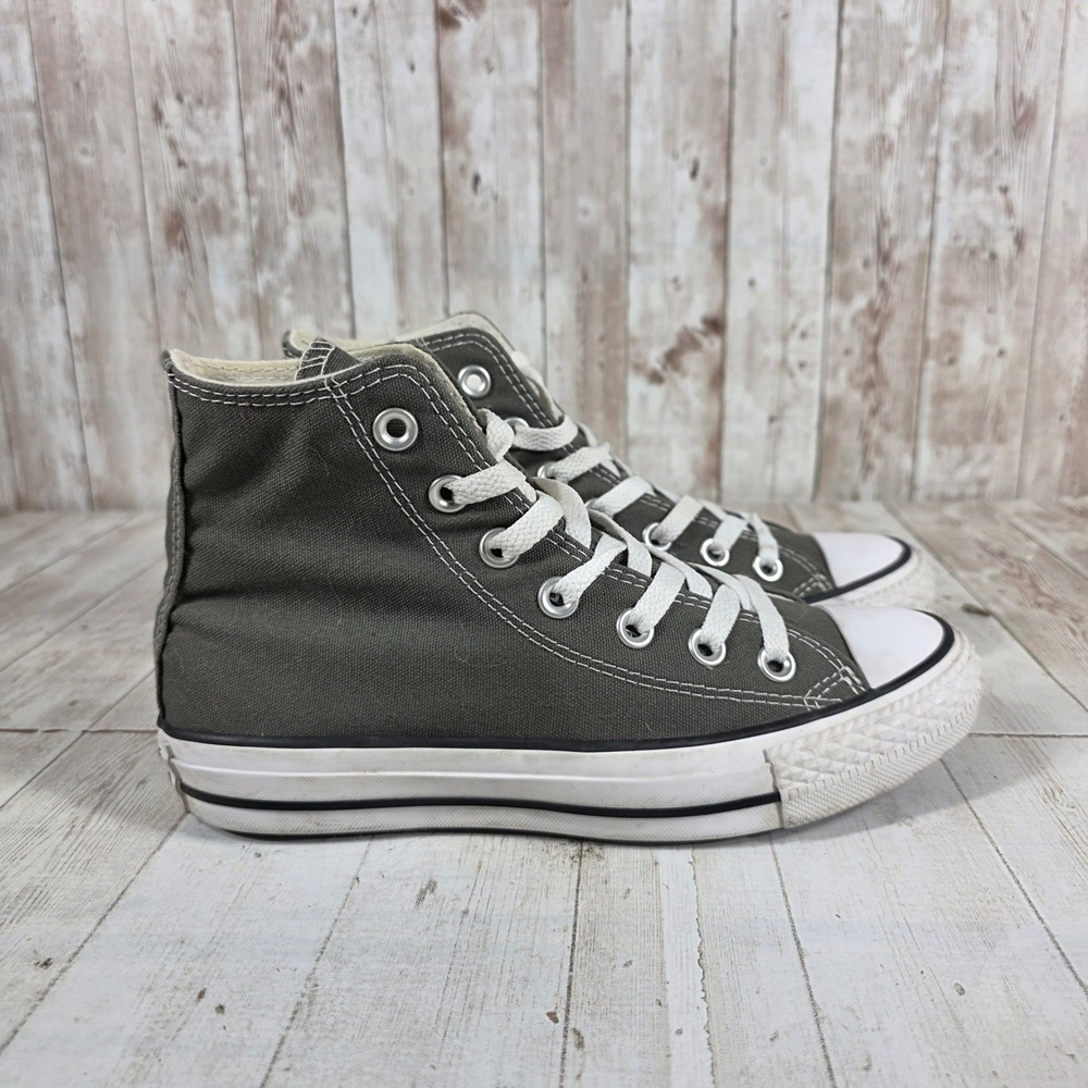 Converse Chuck Taylor All Star High Top Charcoal Gray Shoes Womens 6 1J793